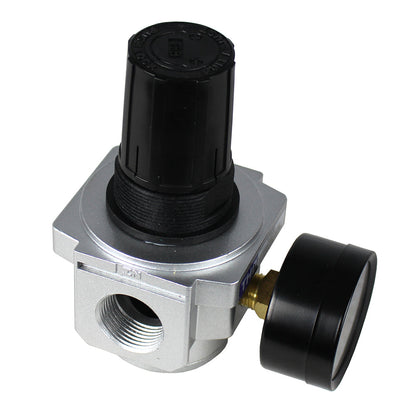  3/4" Air Compressor Pressure Regulator With Gauge And Wall Mounting Bracket(3 4 Air Compressor Pressure Regulator With Gauge And Wall Mounting Bracket)