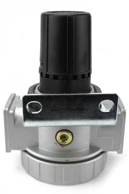  1/4" Heavy Duty Air Compressor Pressure Regulator With Gauge And Wall Mounting Bracket R802(1 4 Heavy Duty Air Compressor Pressure Regulator With Gauge And Wall Mounting Bracket)
