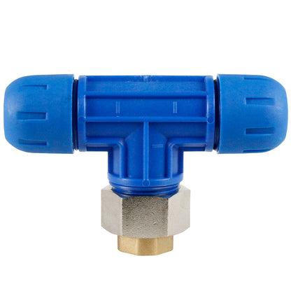  F2009 1"x 1/2" NPT Reducing Tee RapidAir FastPipe Fitting(F2009 Pipe Fastpipe Composite 1 Diameter Reducing Tee X 1 2 Female Npt)