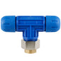  F2009 1"x 1/2" NPT Reducing Tee RapidAir FastPipe Fitting(F2009 Pipe Fastpipe Composite 1 Diameter Reducing Tee X 1 2 Female Npt)