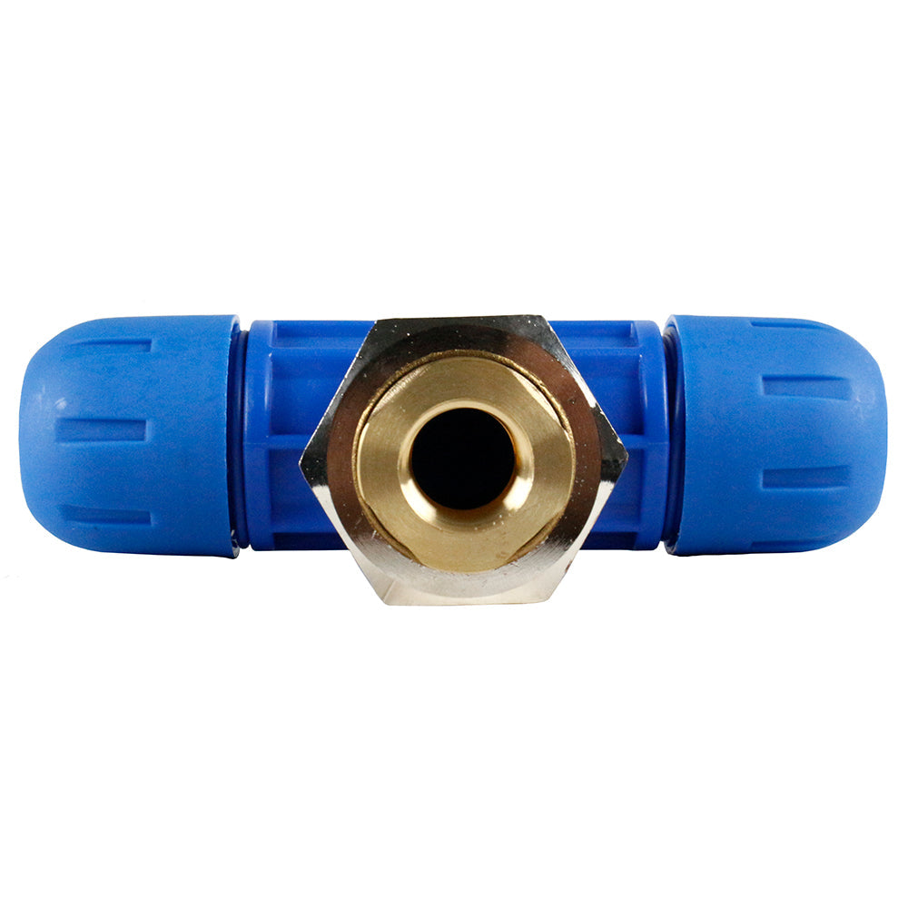  F2009 1"x 1/2" NPT Reducing Tee RapidAir FastPipe Fitting(F2009 Pipe Fastpipe Composite 1 Diameter Reducing Tee X 1 2 Female Npt)