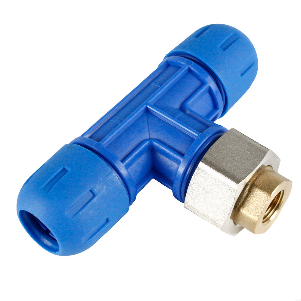  F2009 1"x 1/2" NPT Reducing Tee RapidAir FastPipe Fitting(F2009 Pipe Fastpipe Composite 1 Diameter Reducing Tee X 1 2 Female Npt)