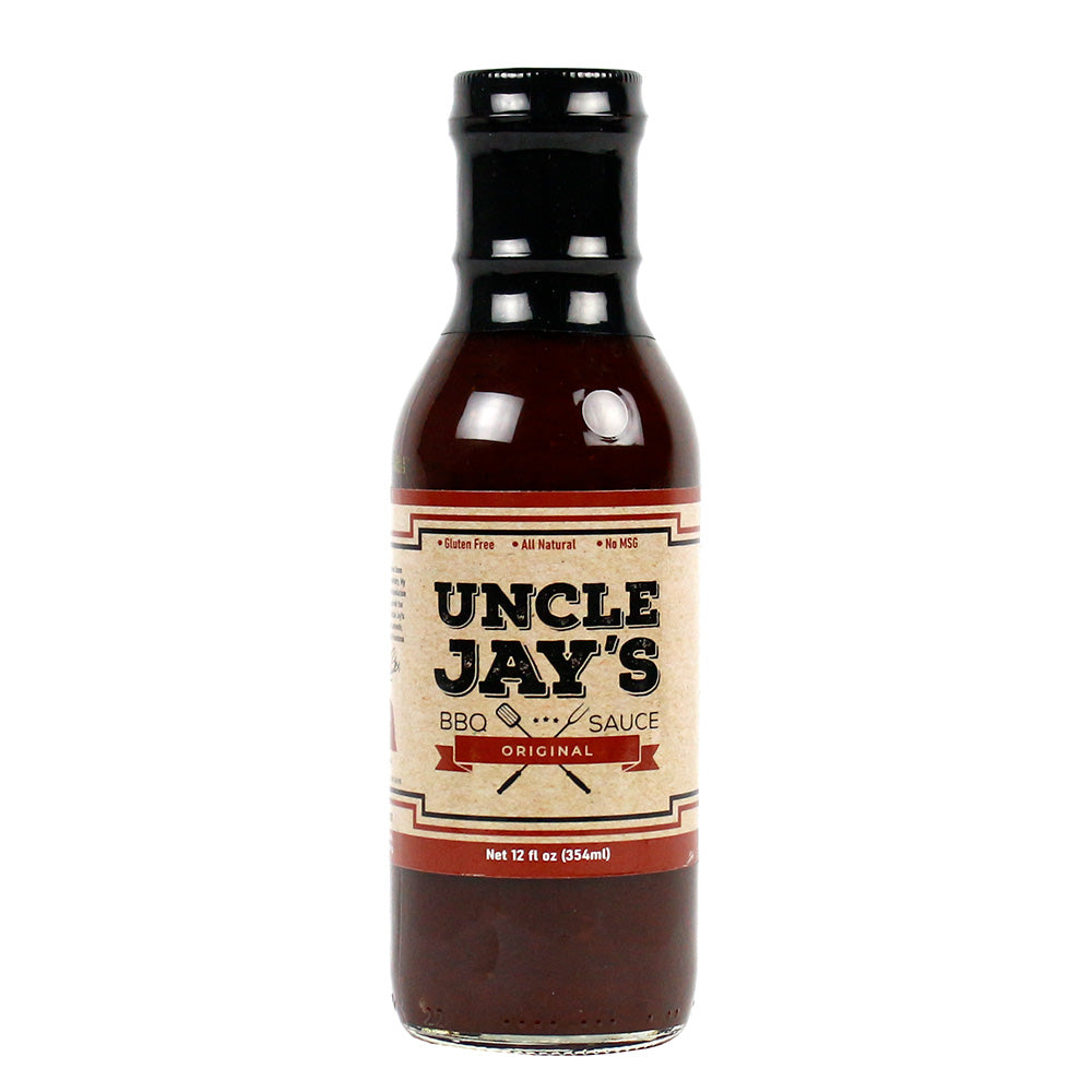  Uncle Jays BBQ Sauce Sweet And Smoky Local Nebraska Sauce 12 Oz Bottle(Uncle Jays Bbq Sauce Local Nebraska Sauce)