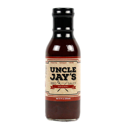  Uncle Jays BBQ Sauce Sweet And Smoky Local Nebraska Sauce 12 Oz Bottle(Uncle Jays Bbq Sauce Local Nebraska Sauce)