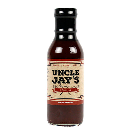  Uncle Jays BBQ Sauce Sweet And Smoky Local Nebraska Sauce 12 Oz Bottle(Uncle Jays Bbq Sauce Local Nebraska Sauce)