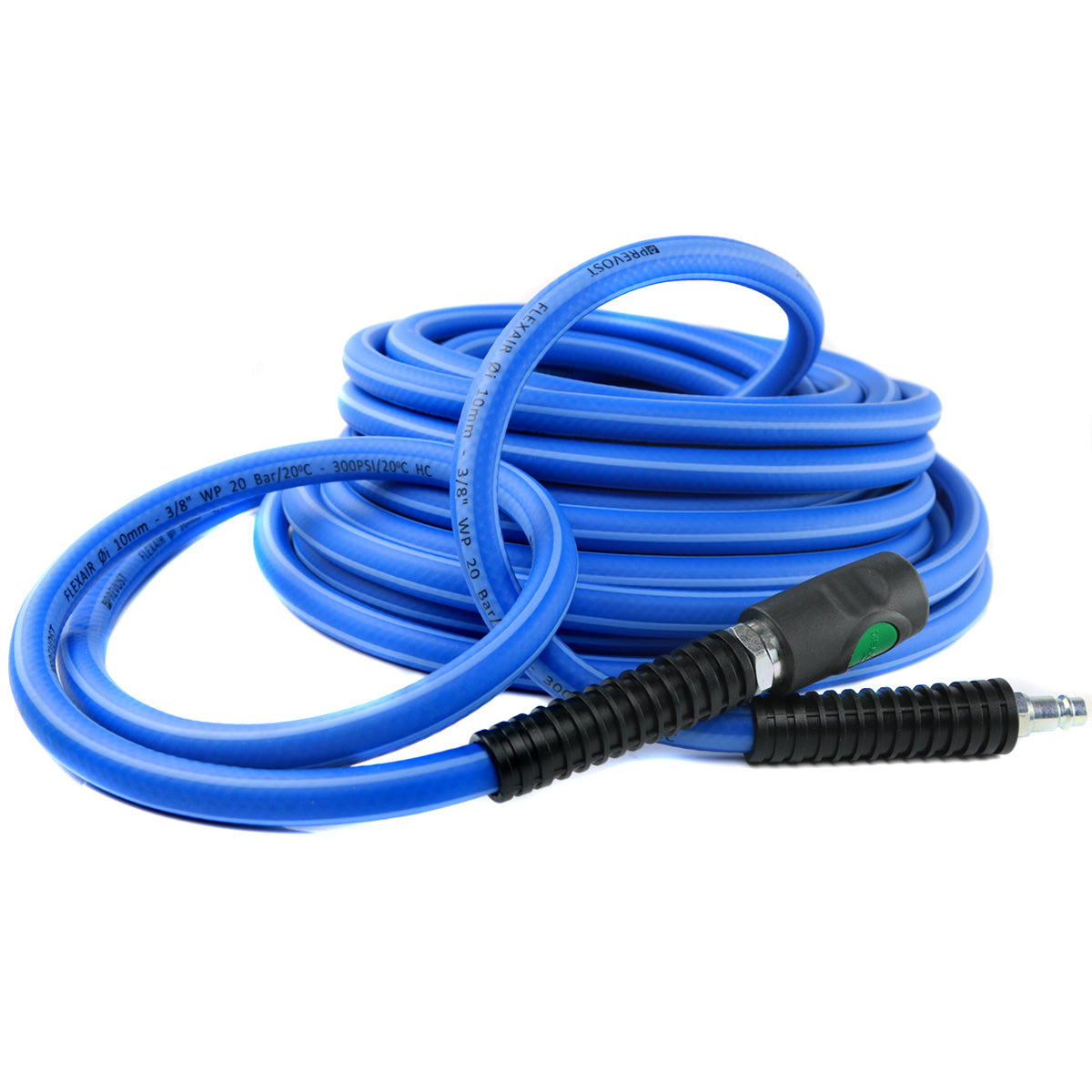 Prevost Flexair 50' X 3/8" Air Hose W/ Prevo S1 High Flow Interchange Coupler(Prevost Flexair 50 X 3 8 Air Hose W Prevo S1 High Flow Interchange Coupler)