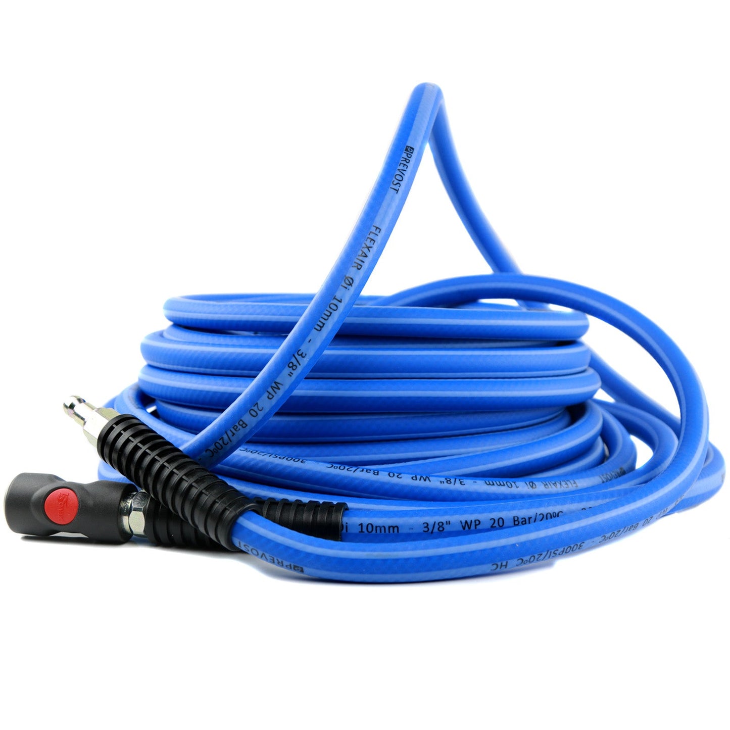  Prevost Flexair 50' X 3/8" Air Hose W/ Prevo S1 Automotive Truflate Coupler(Prevost Flexair 50 X 3 8 Air Hose W Prevo S1 Automotive Truflate Coupler)