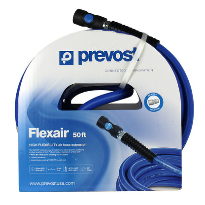 Prevost RISB3850 High Quality Flexair 50' X 3/8" Air Hose With Prevo S1 Industrial Coupler(Prevost High Quality Flexair 50 X 3 8 Air Hose W Prevo S1 Industrial Coupler)