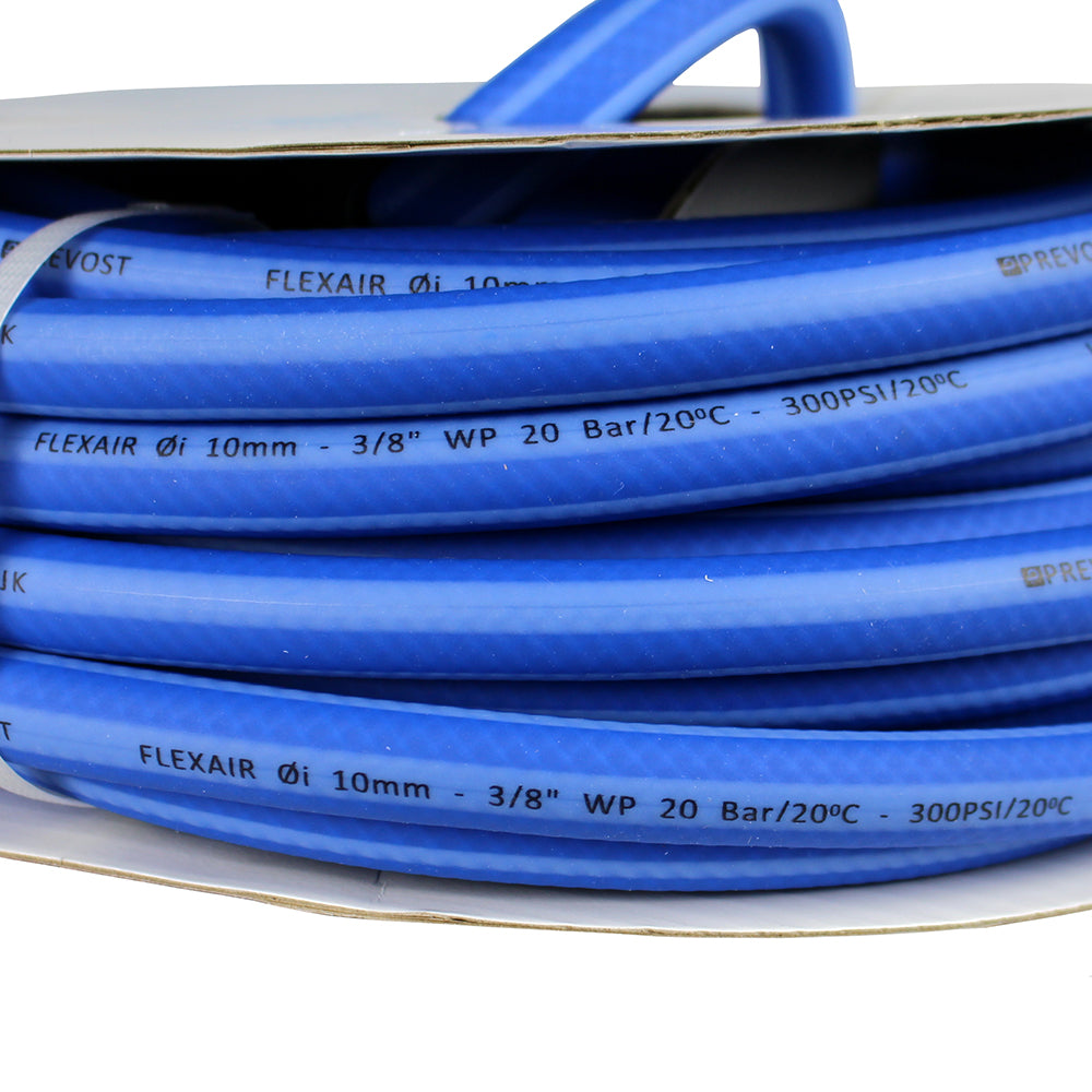  Prevost RISB3850 High Quality Flexair 50' X 3/8" Air Hose With Prevo S1 Industrial Coupler(Prevost High Quality Flexair 50 X 3 8 Air Hose W Prevo S1 Industrial Coupler)