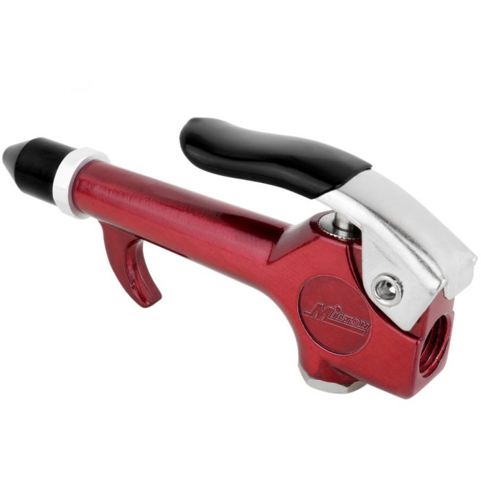  Milton S-148MC Blowgun Lever Hook Style 1/4" NPT M Style Compatible Rubber Tip(1 4 Npt Lever Blow Gun Tool Rubber Tip Nozzle Colorfit By Milton Red S 148mc)