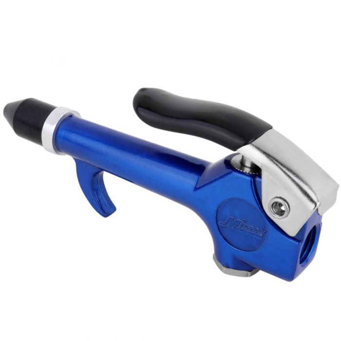  Milton S-148TC Blowgun Lever Hook Style 1/4" NPT T Style Compatible Rubber Tip(1 4 Npt Lever Blow Gun Tool Rubber Tip Nozzle Colorfit By Milton Blue S 148tc)
