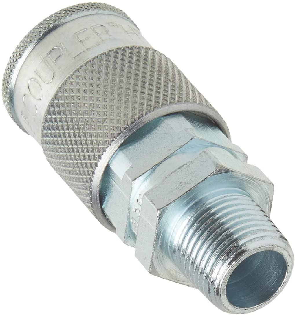  Milton H Style Coupler 3/8" Male NPT Kwick Change Coupler USA Made S-1836(3 8 Male Npt H Style Coupler 300 Psi Max Flow Milton S 1836)