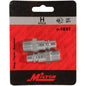  Milton H Style Plugs 3/8" Male NPT Steel Quick Release Plugs S-1837 Two Pack(3 8 Mnpt H Style Plug Hardened Steel 300 Psi Max Pressure Milton S 1837)