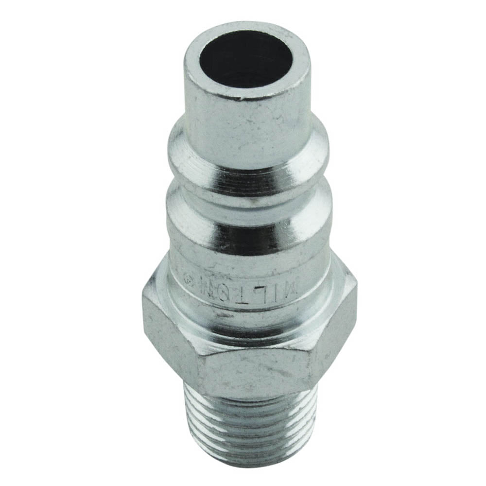  Milton H Style Plugs 1/4" Male NPT SteelQuick Release Plugs S-1839 2 Pack(Milton 1 4 Male Plug 2 Pack)