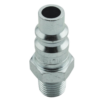  Milton H Style Plugs 1/4" Male NPT SteelQuick Release Plugs S-1839 2 Pack(Milton 1 4 Male Plug 2 Pack)