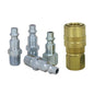  Milton S-211 5 Piece M Style Coupler And Plug Kit 1/4" NPT Made In The U.S.A.(5 Piece 1 4 Npt M Style Coupler And Plug Kit Milton S 211)