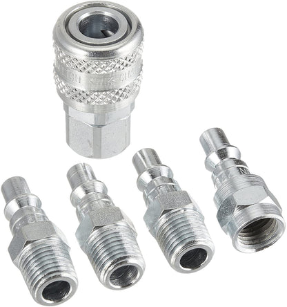  Milton 5 Piece A Style Coupler And Plug Kit 1/4" NPT Made In The U.S.A. S-213(5 Piece A Style Coupler Kit)