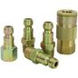  Milton S-215 1/4" T Style Coupler And Plug Kit 5 Pieces Air Tool Fittings(5 Piece T Style Coupler Kit Milton S 215)