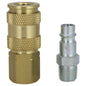  Milton S-216 V Style European Interchange Air Coupler Plug 1/4" NPT HighFlowPro(1 4 Npt V Style European Interchange Air Coupler Plug Fitting Highflowpro Milton S 216)