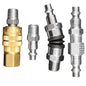 Milton S-218 1/4" M Style Swivel Coupler And Plug Kit 6 Pieces Industrial Style(1 4 M Style Swivel Coupler And Plug Kit Milton S 218)
