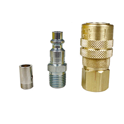  Milton 4 Piece ReKoil 25' Hose Safety Blow Gun Kit 1/4" NPT Swivel Ends S-225(4 Piece Rekoil Hose Safety Blow Gun Kit 1 4 Npt Swivel Ends Yellow Recoil Hose Milton S 225)