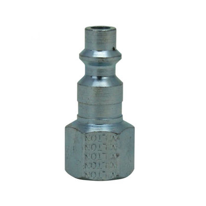  Milton M Style Plugs 1/4" Female NPT Steel Quick Release Plugs S-728 Two Pack(1 4 Fnpt M Style Plug Steel 300 Psi Max Pressure 40 Scfm 2 Pack Basic Flow Milton S 728)