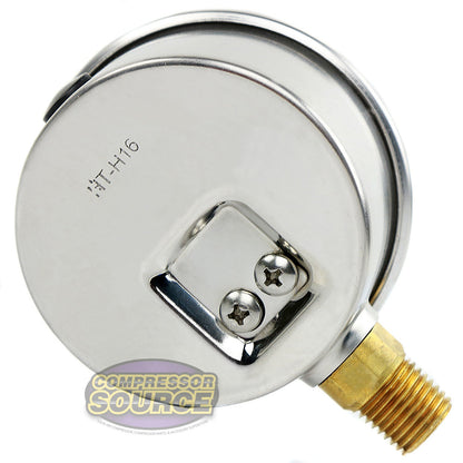 Liquid Filled 0-5,000 PSI Lower Side Mount Air Pressure Gauge With 2.5" Face(Liquid Filled 0 5 000 Psi Lower Side Mount Air Pressure Gauge With 2 5 Face)