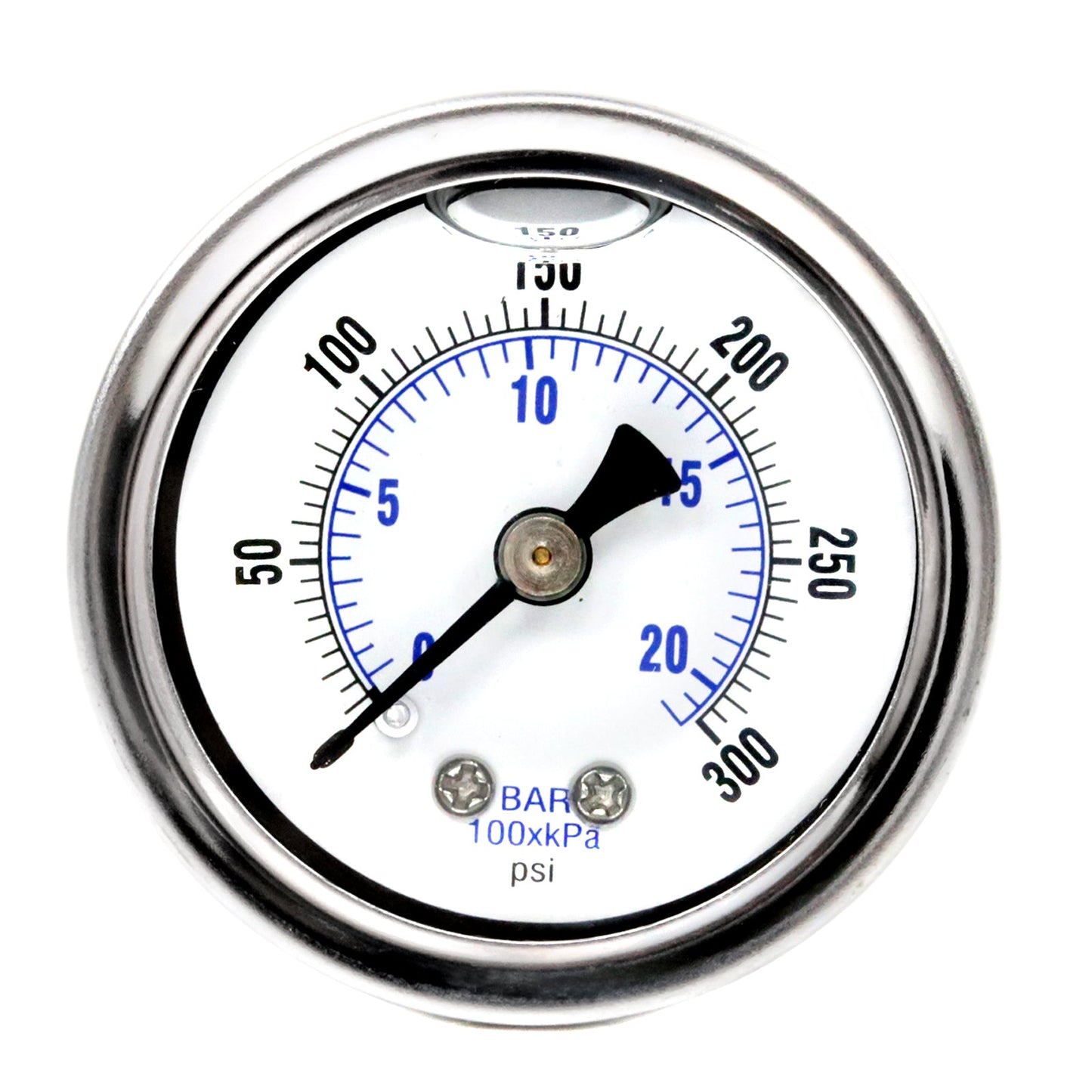  1.5" Liquid Filled Pressure Gauge 300 PSI Air Compressor Center Back Mount 1/8(1 5 Liquid Filled Pressure Gauge 300 Psi Air Compressor Center Back Mount 1 8)