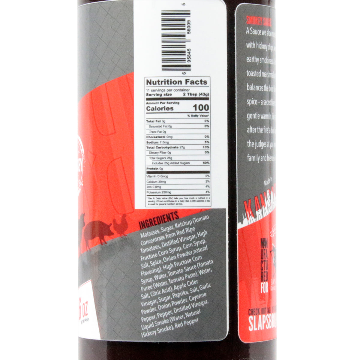  Slaps Smokey Bbq Kansas City Style Slap Sauce 16 Oz Competition Rated BBQ Blend(Slaps Smokey Bbq Kansas City Style Slap Sauce 16 Oz Competition Rated Barbecue Blend)