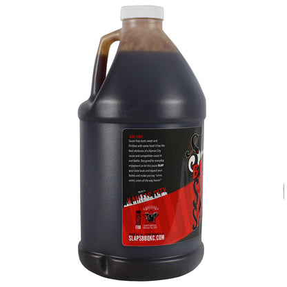  Slaps BBQ Kansas City Style Slap Sauce 64 Oz Competition Rated Barbecue SL01010(Slaps Bbq Kansas City Style Slap Sauce 64 Oz Competition Rated Barbecue Sl01010)