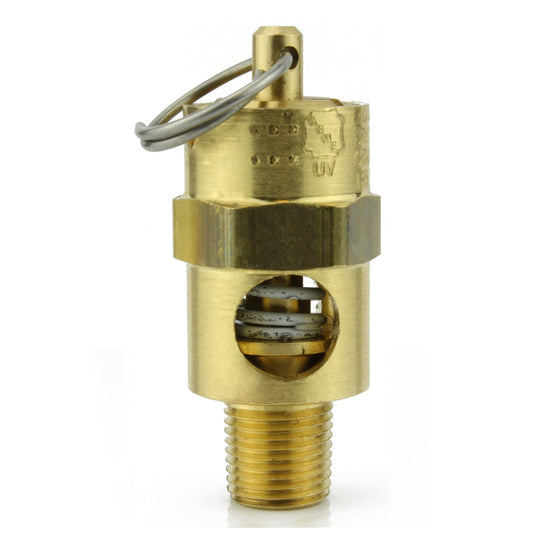  215 PSI 1/8" Male NPT Air Compressor Pressure Relief Safety Pop Off Valve(215 Psi 1 8 Male Npt Air Compressor Pressure Relief Safety Pop Off Valve)