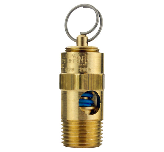  40 PSI 3/8" Male NPT Air Compressor Pressure Relief Safety Pop Off Valve(40 Psi 3 8 Male Npt Air Compressor Pressure Relief Safety Pop Off Valve)