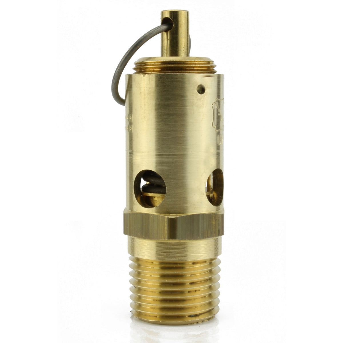  75 PSI 1/2" Male NPT Air Compressor Pressure Relief Safety Pop Off Valve(75 Psi 1 2 Male Npt Air Compressor Pressure Relief Safety Pop Off Valve)