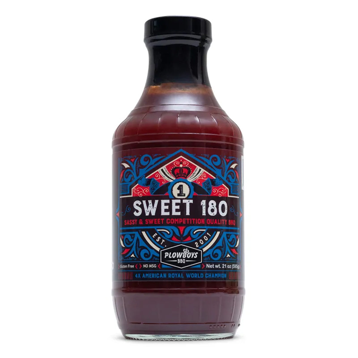  Plowboys Barbeque Sweet 180 BBQ Sauce 21 Oz. Bottle Rich Sweet Sassy Flavor(Plowboys Barbeque Sweet 180 Bbq Sauce 16 Oz Bottle Rich Sweet Sassy Flavor 1)