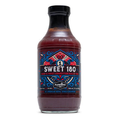  Plowboys Barbeque Sweet 180 BBQ Sauce 21 Oz. Bottle Rich Sweet Sassy Flavor(Plowboys Barbeque Sweet 180 Bbq Sauce 16 Oz Bottle Rich Sweet Sassy Flavor 1)