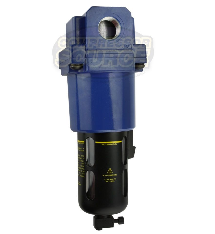  Prevost 3/4" Compressed Air In Line Moisture / Water Filter Trap High CFM(Prevost 3 4 Compressed Air In Line Moisture Water Filter Trap High Cfm)