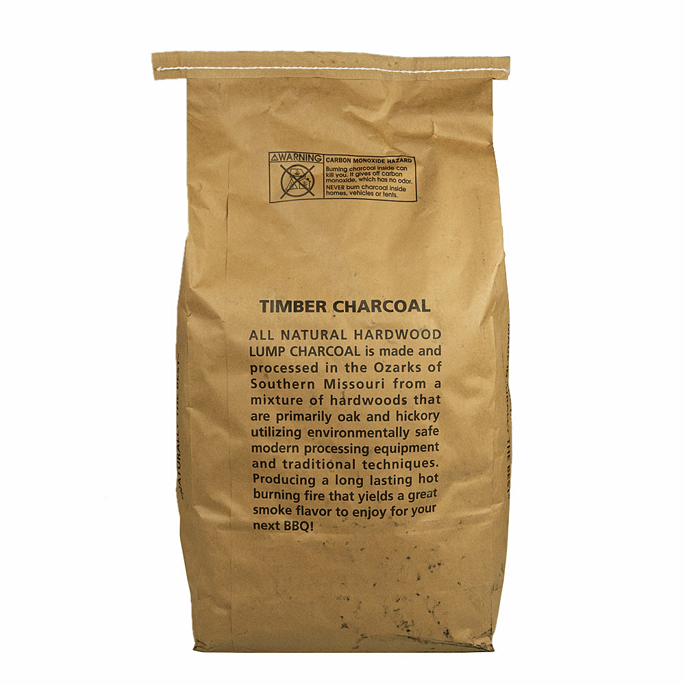  Timber Hardwood Lump Charcoal 20-Pound Bag Made Of Oak And Hickory Wood Pieces(Timber Charcoal 20 Lb Bag)