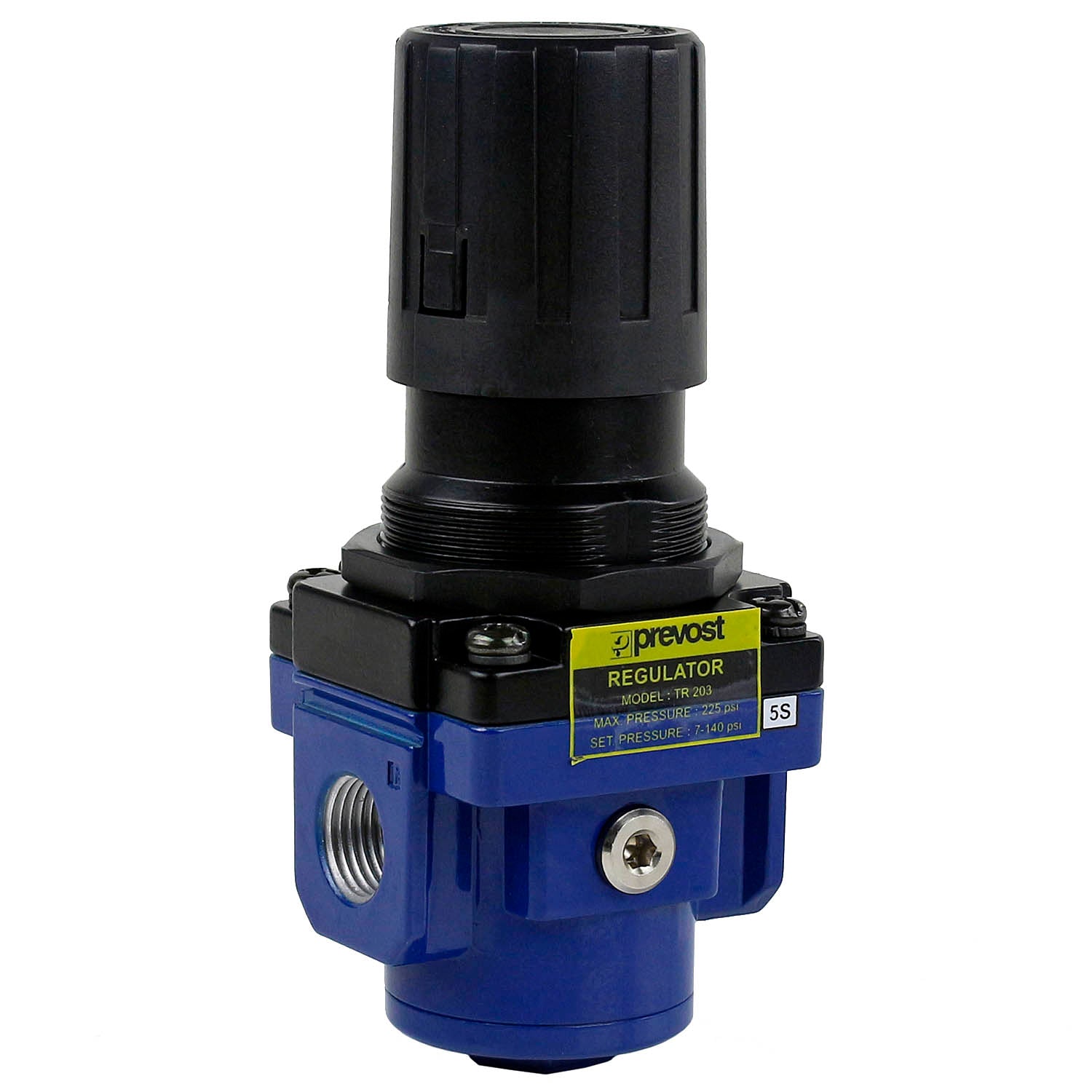  Prevost TR203 1/2" Female NPT Compressed Air In Line Regulator 225 MAX PSI 141 SCFM(Prevost 1 2 Female Npt Compressed Air In Line Regulator 225 Max Psi 141 Scfm)