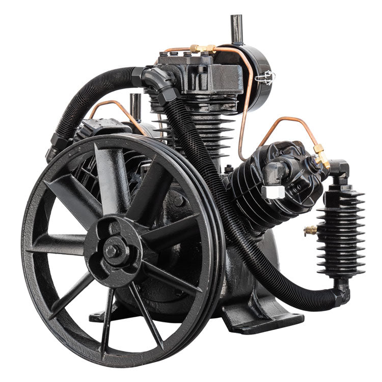  Puma TUK-50 3 Cylinder Two Stage Cast Iron Air Compressor Pump 26.5 CFM 175 PSI(Puma Tuk 50 3 Cylinder Two Stage Cast Iron Air Compressor Pump 26 5 Cfm 175 Psi)