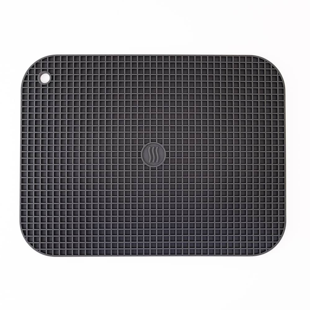  ThermoWorks Silicone Hotpad Trivet 9x12" Charcoal Non Slip No BPA TW-LRTRIVET-CH(Thermoworks Silicone Hotpad Trivet 9x12 Charcoal Non Slip Bpa Free Lrtrivet)