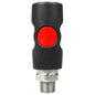  Prevost 3/8" MNPT Truflate Safety Coupling Male Coupler Push Button USI081252(Prevost 3 8 Mnpt Male Coupler Usi081252 Truflate Safety Coupling)