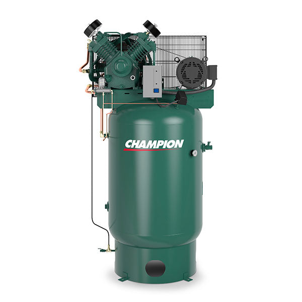  Champion VRV10-12 10 HP Two-Stage 120 Gallon Tank Air Compressor 36.6 CFM(Champion Vrv10 12 10 Hp Two Stage 120 Gallon Tank Air Compressor 36 6 Cfm)