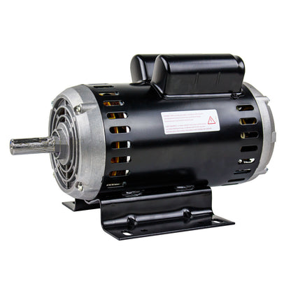  6.4 HP Single Phase Electric Motor 3450 RPM 182/4Y Frame 240V ODP WEG(Weg 6 4 Hp Single Phase Electric Heavy Duty Compressor Motor 56 Frame 240v 3450 Rpm)