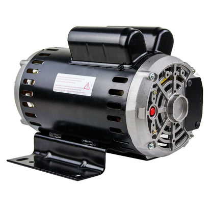  6.4 HP Single Phase Electric Motor 3450 RPM 182/4Y Frame 240V ODP WEG(Weg 6 4 Hp Single Phase Electric Heavy Duty Compressor Motor 56 Frame 240v 3450 Rpm)