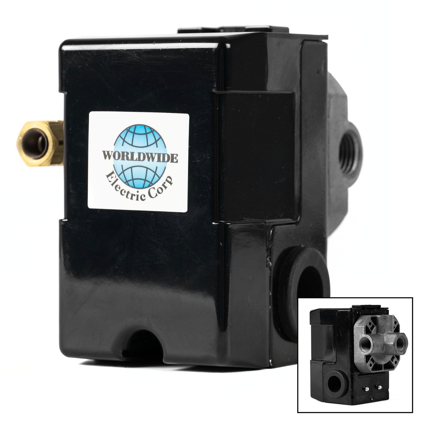  Four Port 95-125 PSI Universal Air Compressor Pressure Switch Control 1/4" NPT(Wpal495 125upressure Switch)